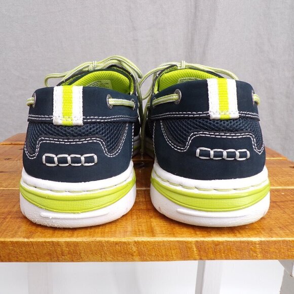 Bass Chesapeake Men's Boat Shoes Size 10.5 Blue and Green. Excellent Condition - Picture 8 of 12